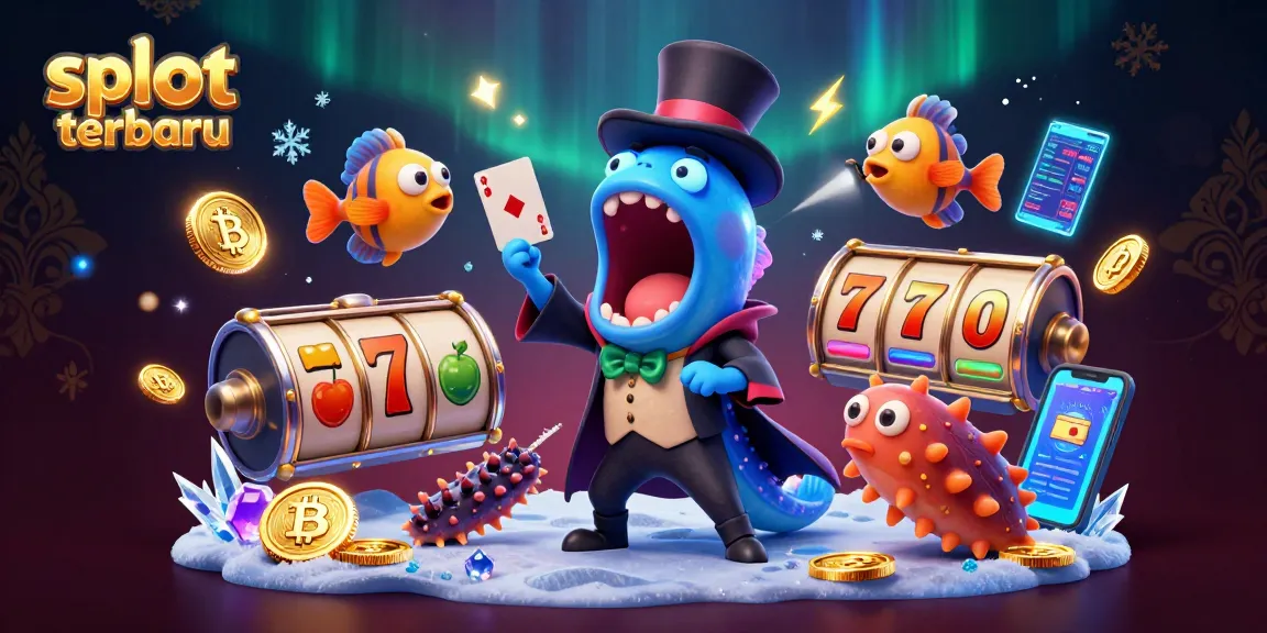 Experience slot terbaru with a vibrant scene of an eel magician and glowing jackpot symbols.