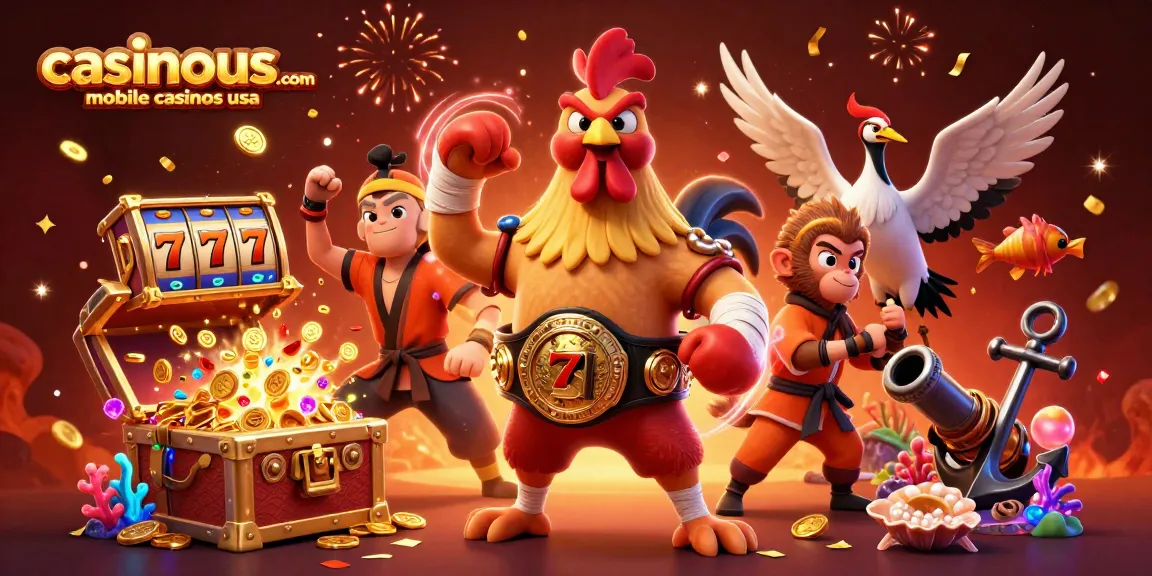Experience thrilling gameplay at casinous.com mobile casinos usa with charismatic gaming characters.